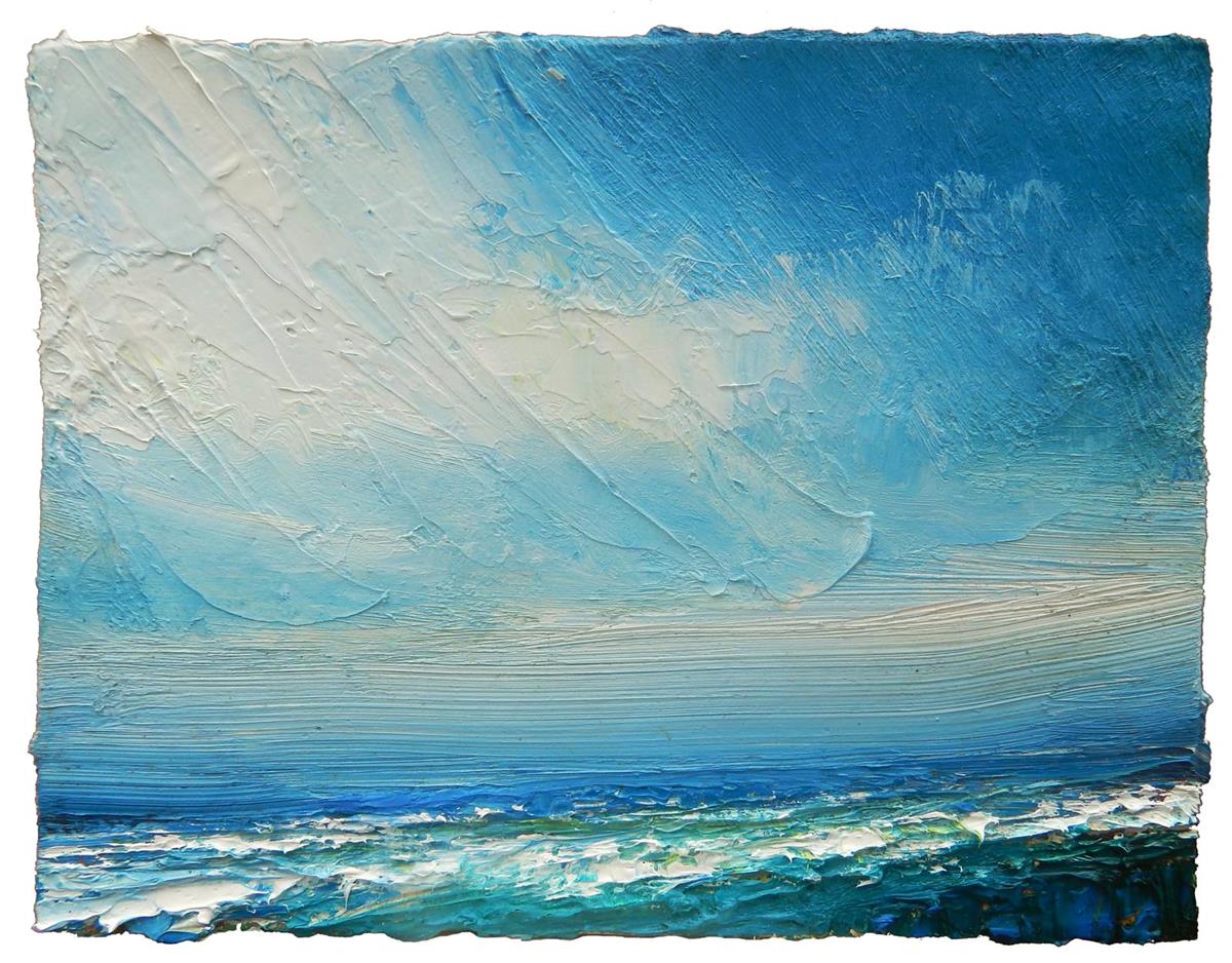 David Morgan Paintings - Summer Breakers - White Space Art