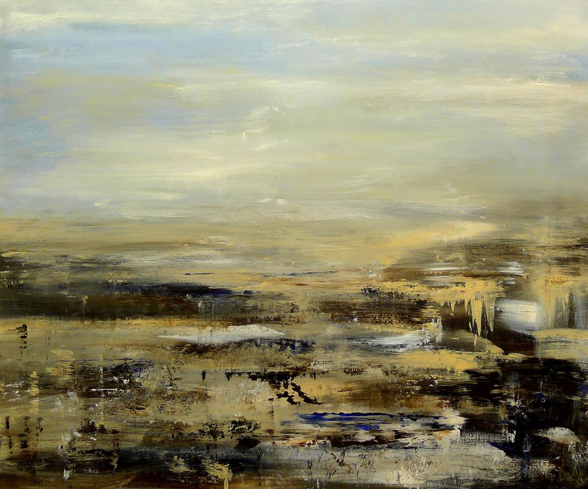 James Tatum Paintings - River Exe, Late Afternoon - White Space Art