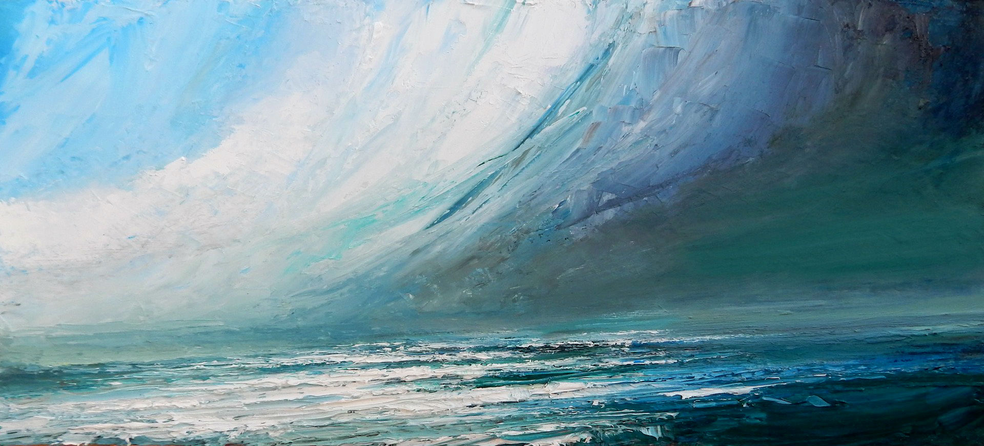 David Morgan Paintings - The Wild Sea - White Space Art