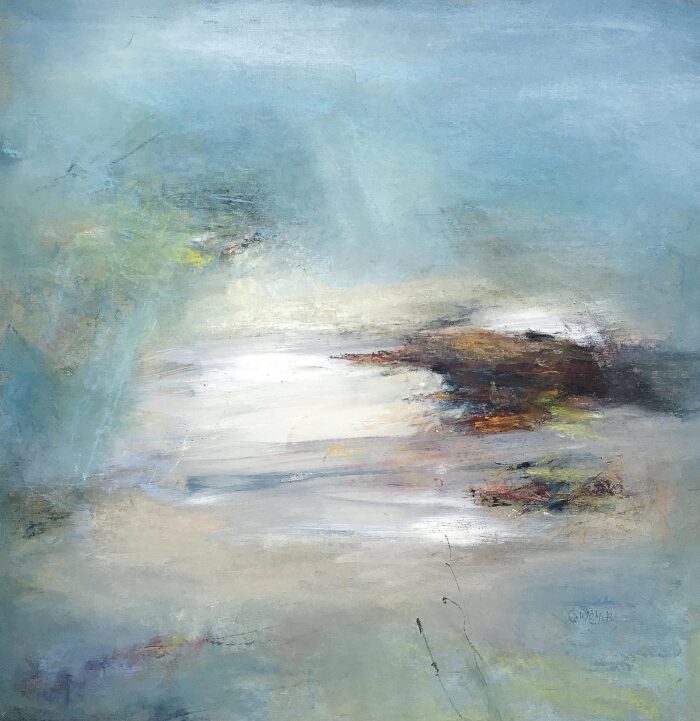 Wendy McBride Paintings - Up Early, Summer Coming Through the Mist ...