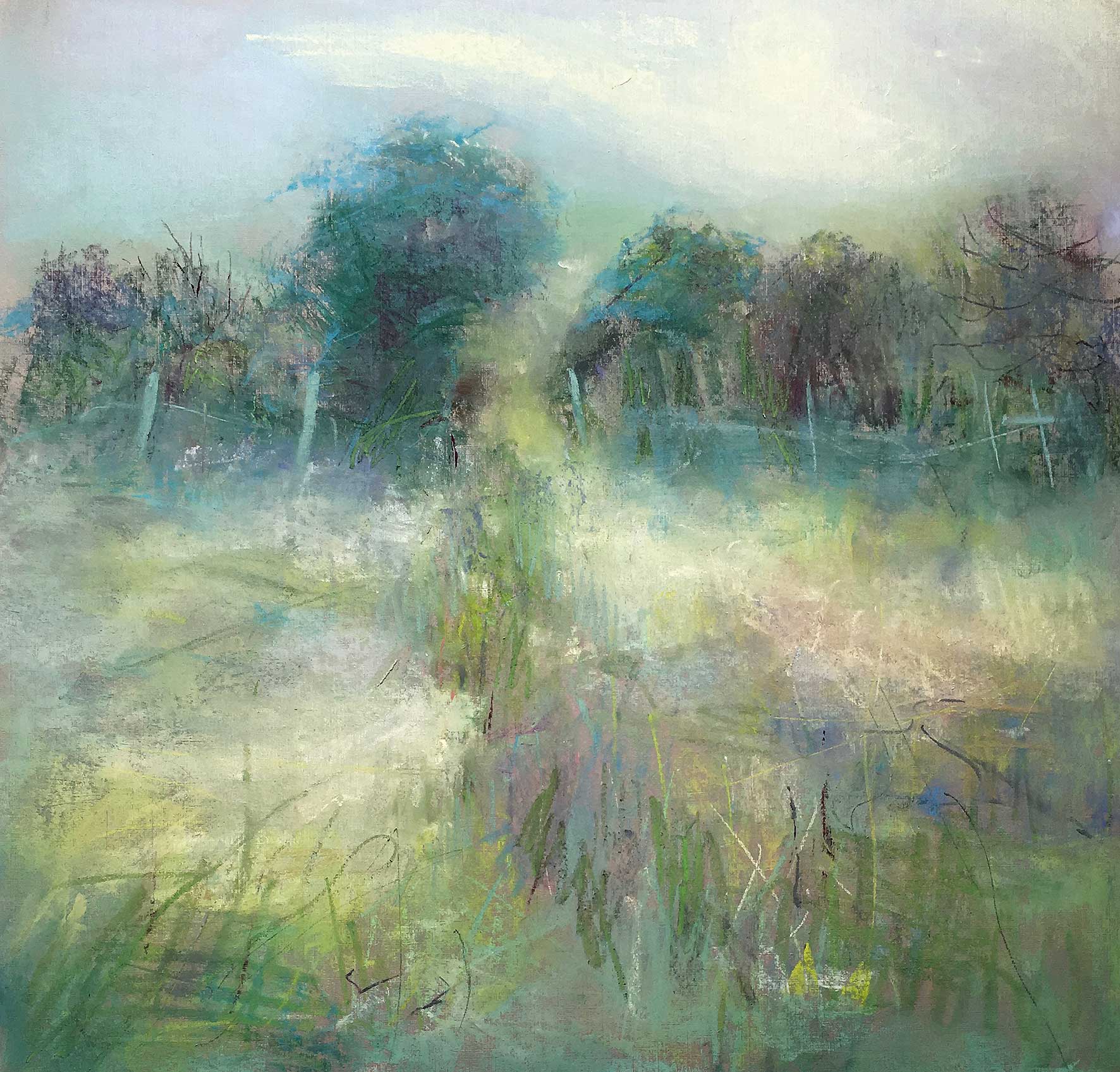 Wendy McBride Paintings | Small Field | White Space Art